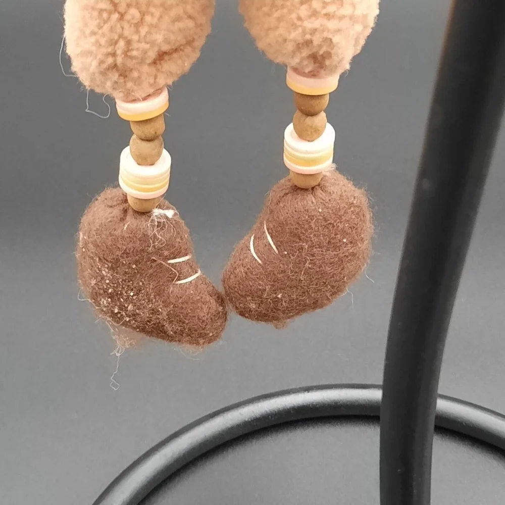Vintage Bead Legs Gingerbread Man Ornament‎